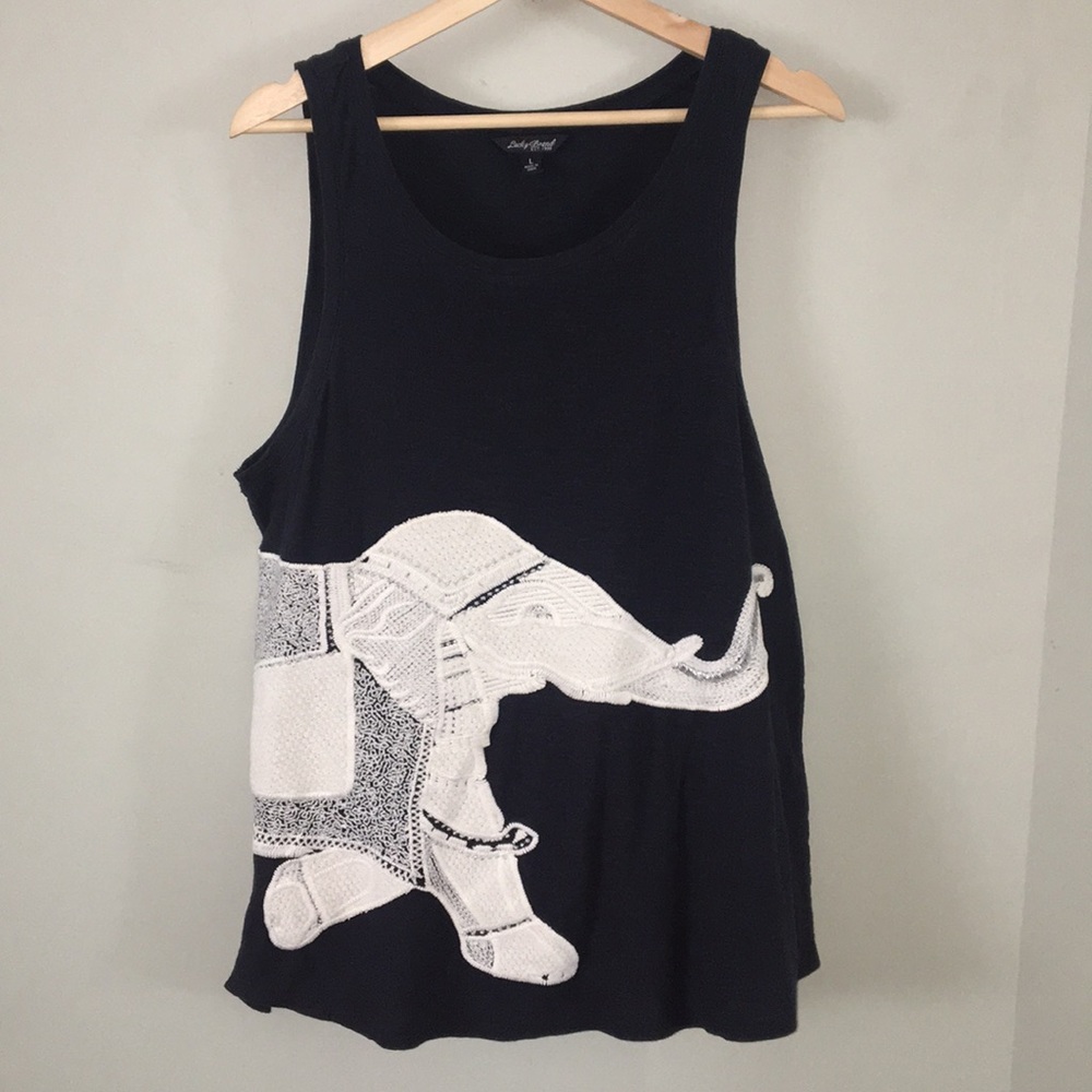 Lucky Brand Elephant Tank!